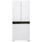 Refrigerador Brastemp 630L BRO88ABXNA 3 Portas Inteligente B=Smart French Door Inverter Branco Bivolt