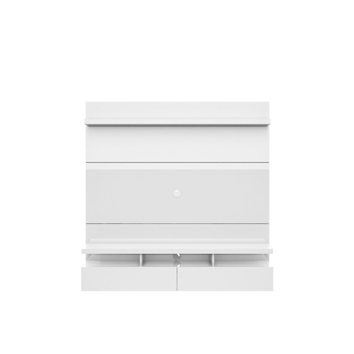 Home Painel Suspenso City Província 1,60m para TVs de até 50" Branco Gloss