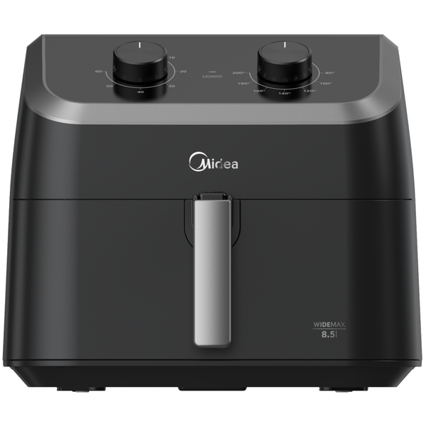 Fritadeira Elétrica Sem Óleo Air Fryer 8,5L Midea Widemax Cyclone Preto 220V