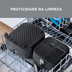 Fritadeira Elétrica Sem Óleo Air Fryer 8,5L Midea Widemax Cyclone Preto 220V