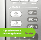 Micro-ondas Consul 20L  Função Descongelar Inox Espelhado 220V