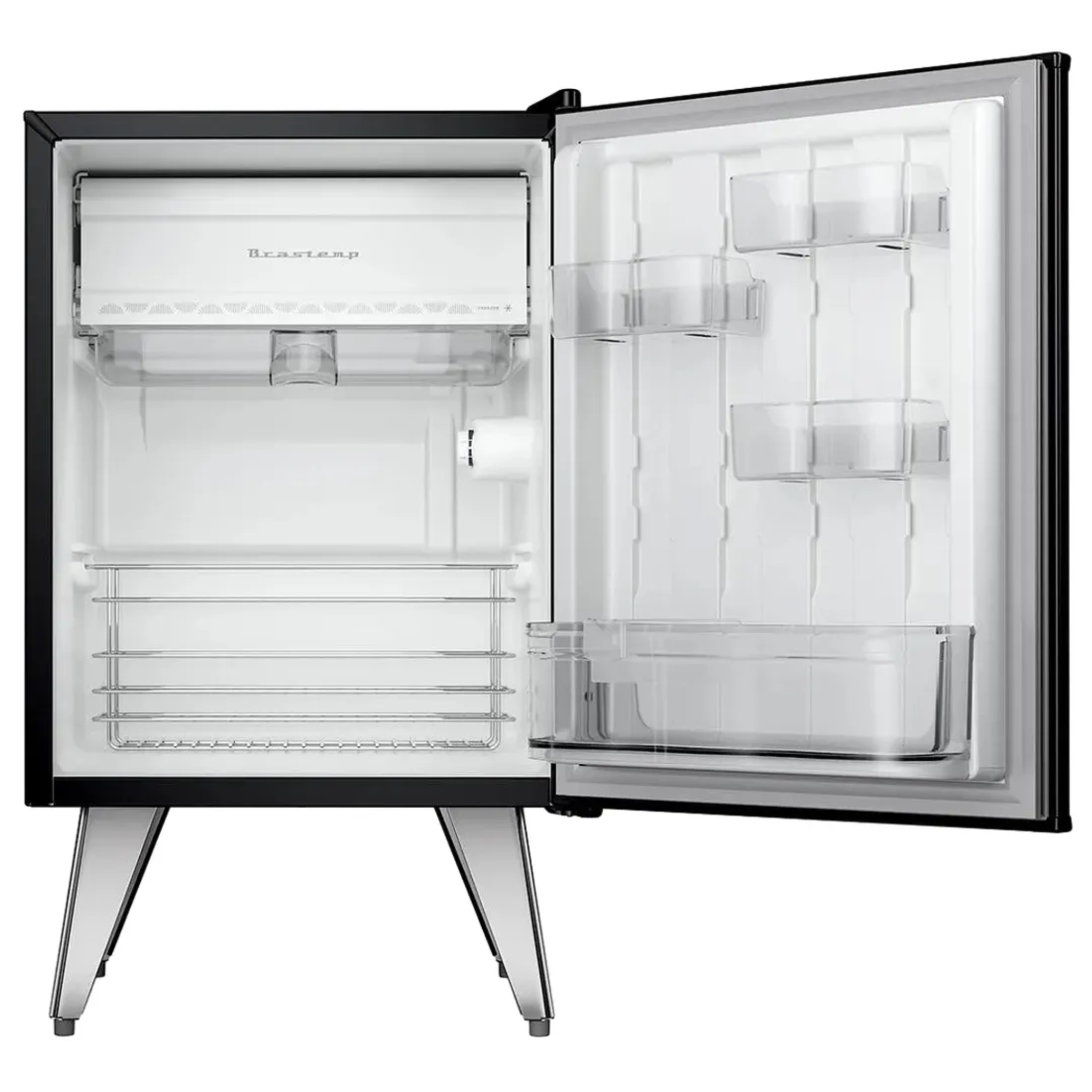 Frigobar Brastemp Retrô 76L BRA08ME Black 220V