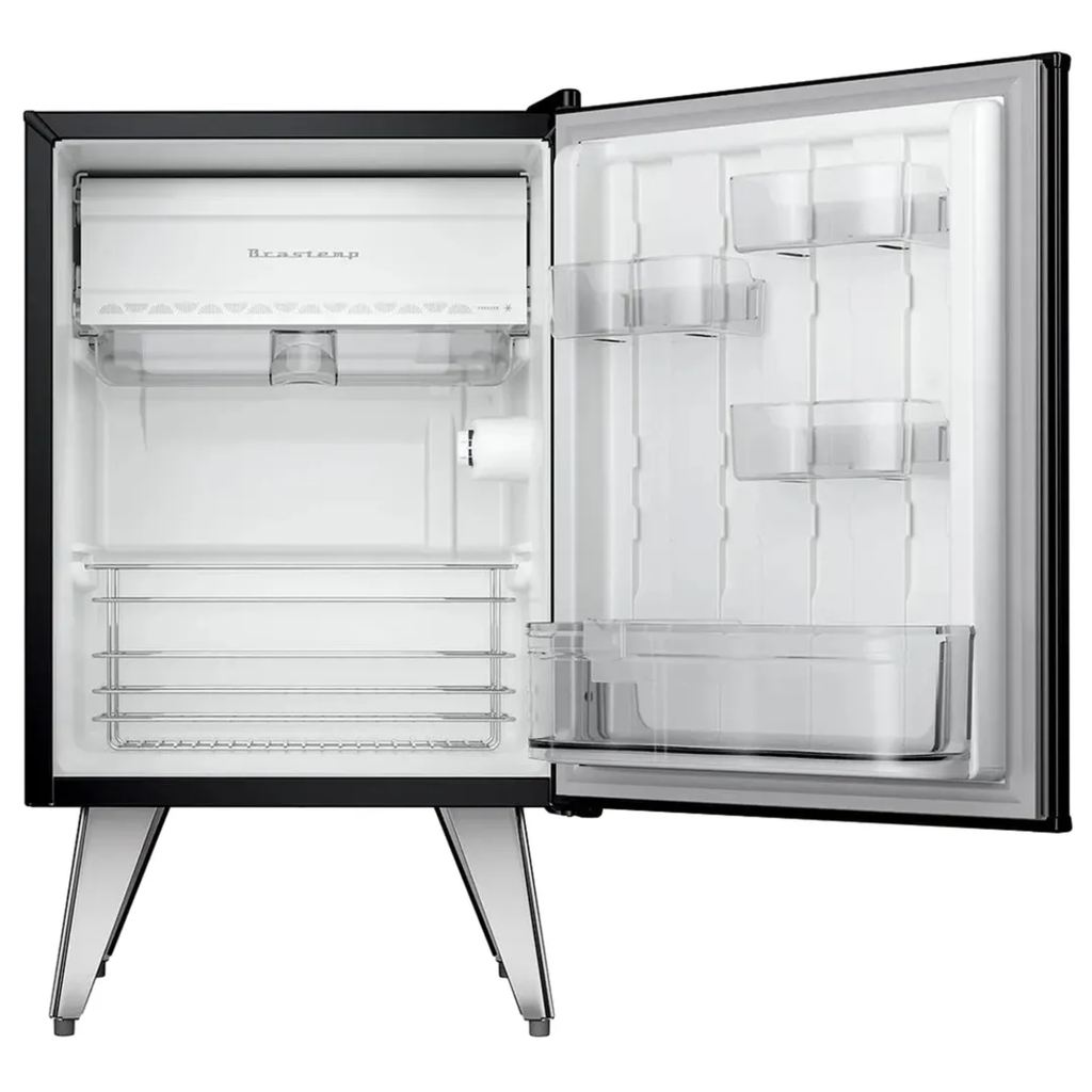 Frigobar Brastemp Retrô 76L BRA08ME Black 220V