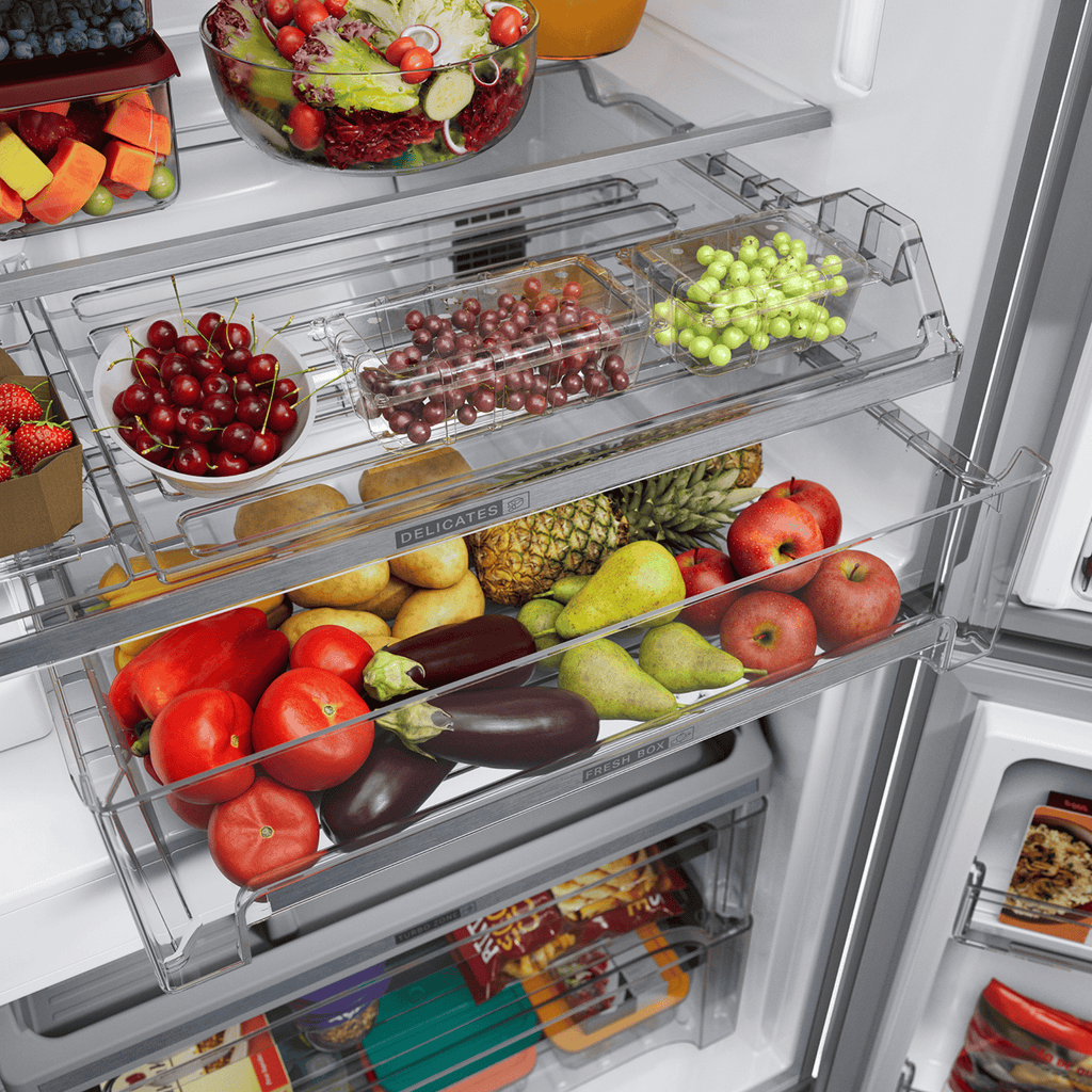 Refrigerador Brastemp 544L BRH85M French Door Inverter Água e Gelo na Porta Cor Inox 220V
