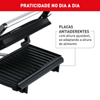 Sanduicheira e Grill Arno GPTO Compact Uno Preto 220V