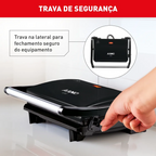 Sanduicheira e Grill Arno GPTO Compact Uno Preto 220V