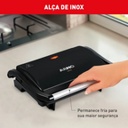 Sanduicheira e Grill Arno GPTO Compact Uno Preto 220V