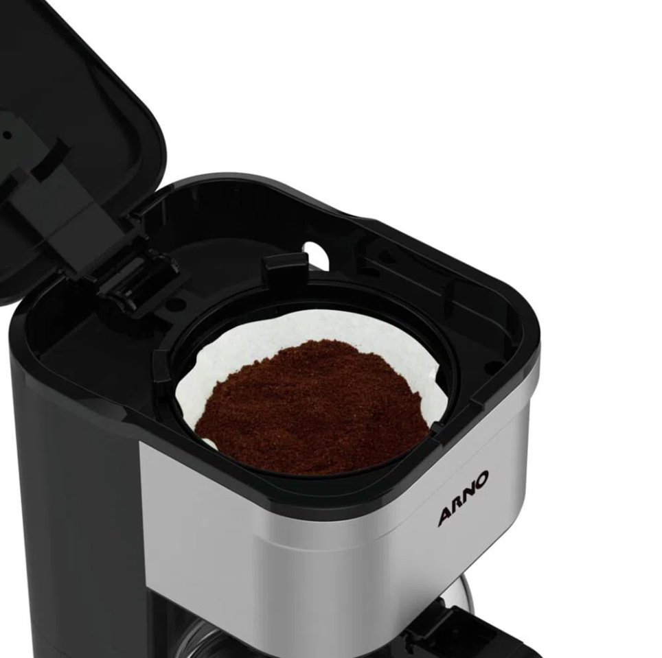 Cafeteira Arno Preferita CFPF 750mL Inox/Preto 220V