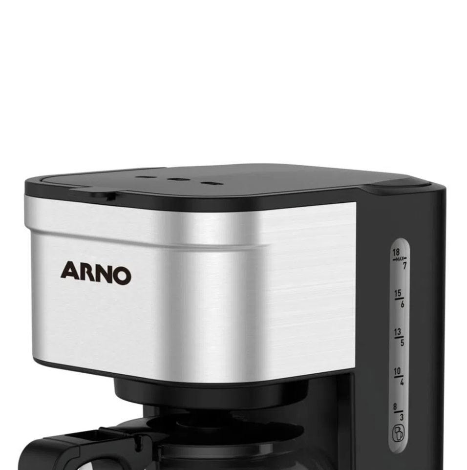 Cafeteira Arno Preferita CFPF 750mL Inox/Preto 220V
