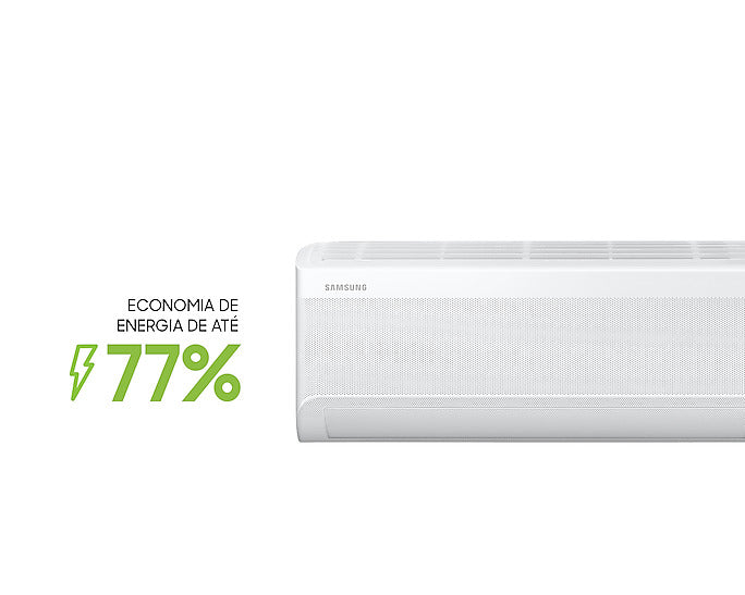Ar-Condicionado Split Inverter Samsung WindFree Connect 18000 Btus Frio AR18BVFAAWKNAZ 220V