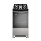 Fogão 4 Bocas Electrolux Efficient FE4GS com PerfectCook e Mesa de Vidro Prata Bivolt