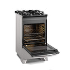 Fogão 4 Bocas Electrolux Efficient FE4GS com PerfectCook e Mesa de Vidro Prata Bivolt