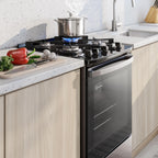 Fogão 4 Bocas Electrolux Efficient FE4GS com PerfectCook e Mesa de Vidro Prata Bivolt
