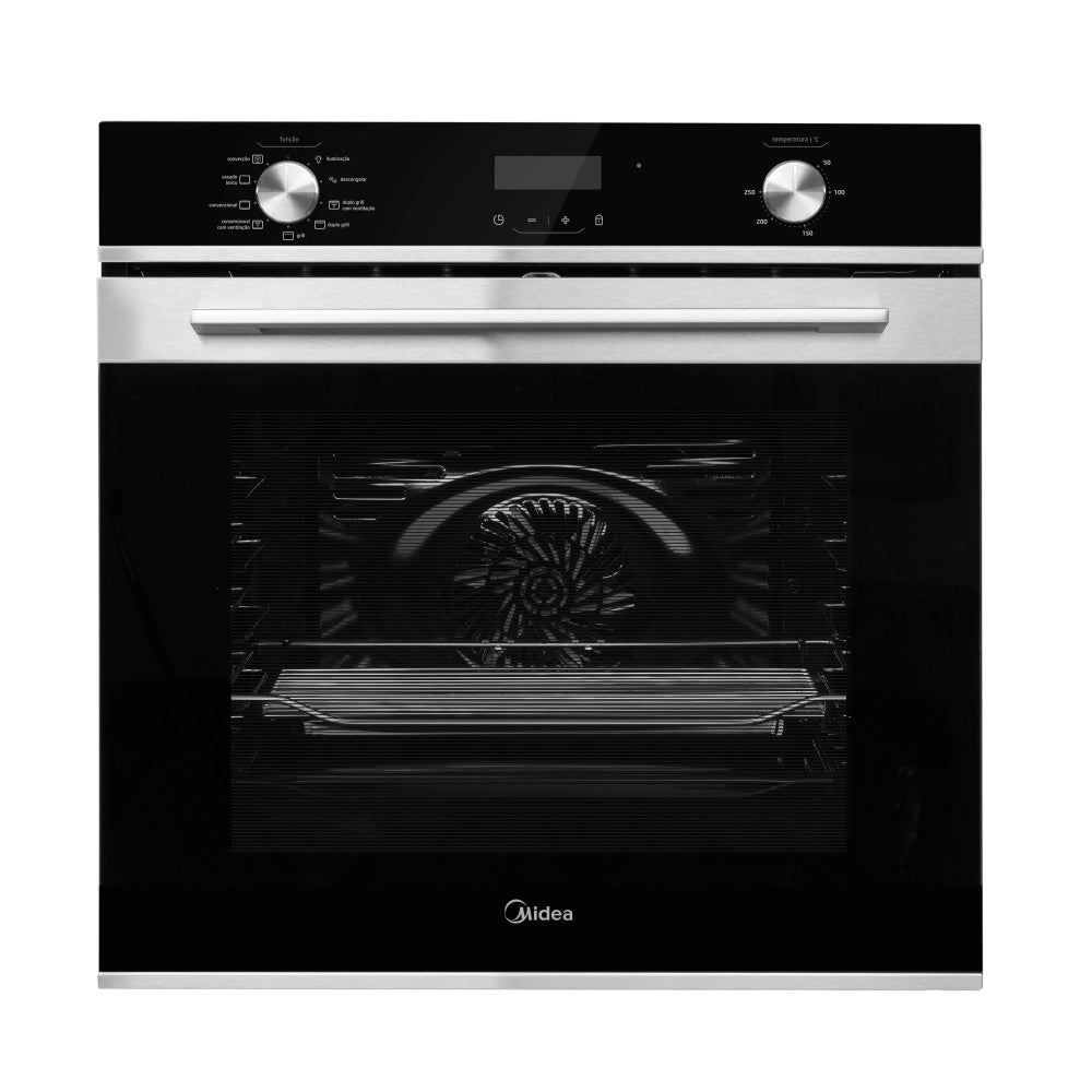 Forno de Embutir Elétrico Midea 80L TCD80P2 Com Grill ProDigital e Convecção Preto 220V
