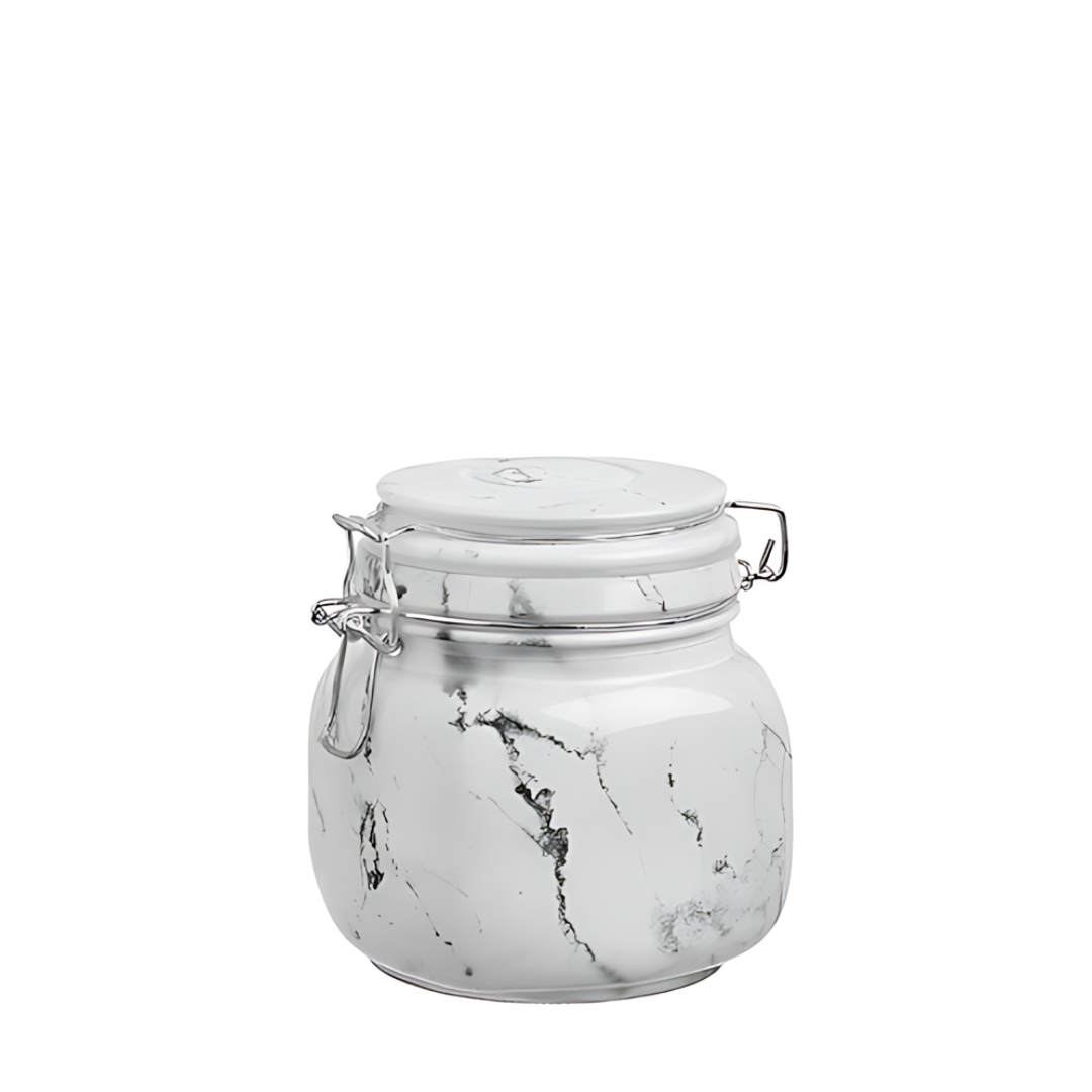 Pote Hermetico Marble 650 Ml  Hauskraf