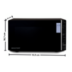 Micro-ondas Brastemp 32L Painel Integrado e Grill Preto 220V