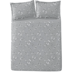 Jogo de Roupa de Cama King 4 peças Hedrons Toque de Algodão Nature