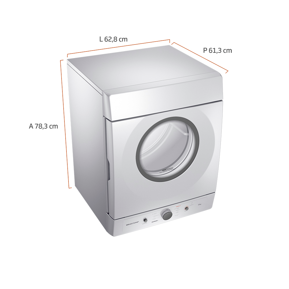 Secadora Suspensa de Parede Brastemp 10Kg BSI10BB Branco 220V