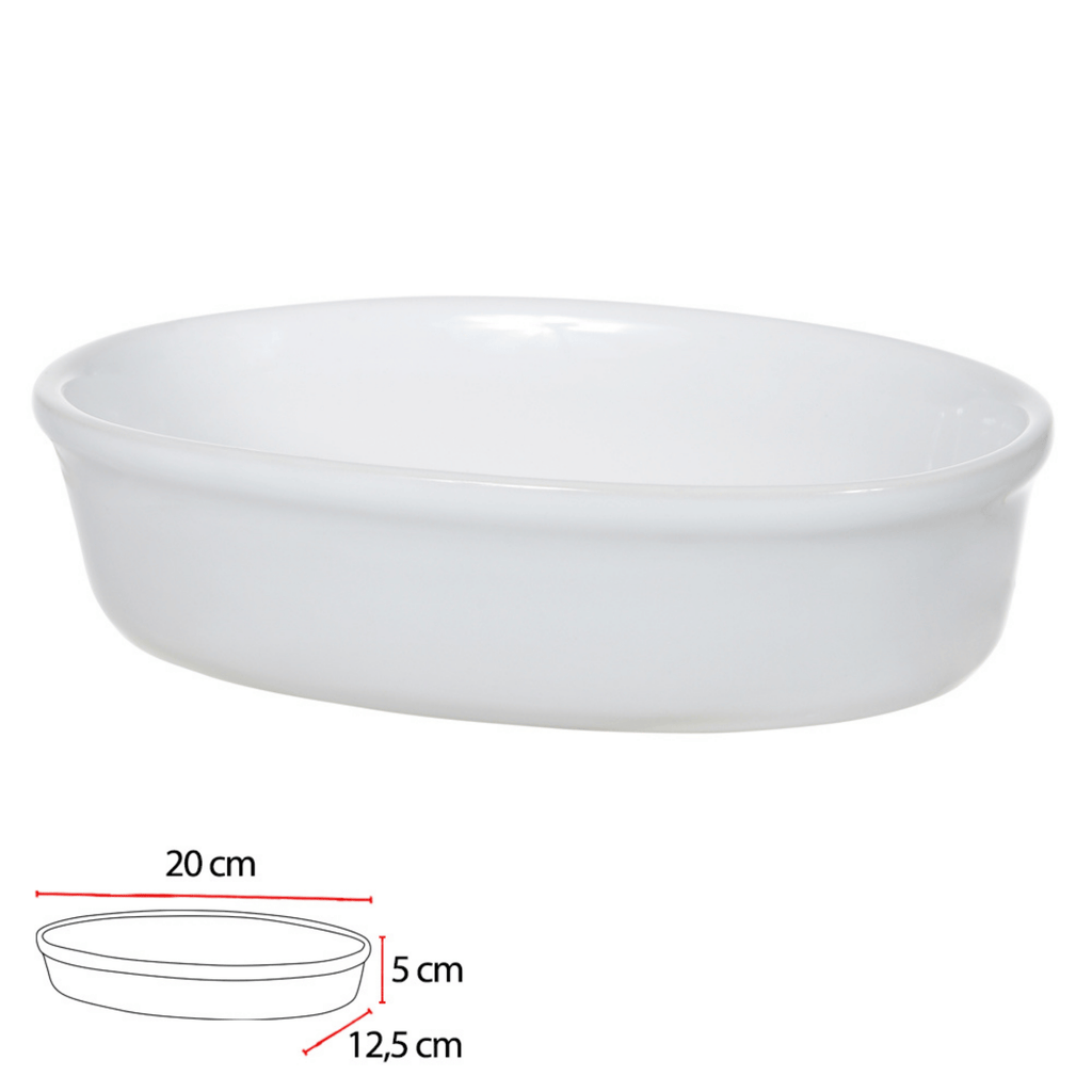 Refratário de Cerâmica Florarte 20cm Branco