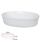 Refratário de Cerâmica Florarte 20cm Branco