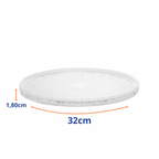 Prato para Servir Rojemac Lys em Cristal 32cm