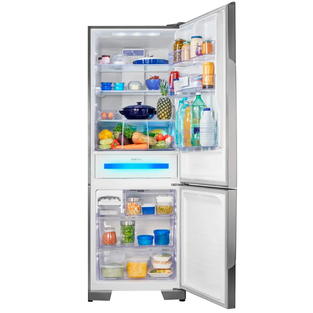 Refrigerador Panasonic 480L Inverter Duplex Inverse Aço Escovado 220V