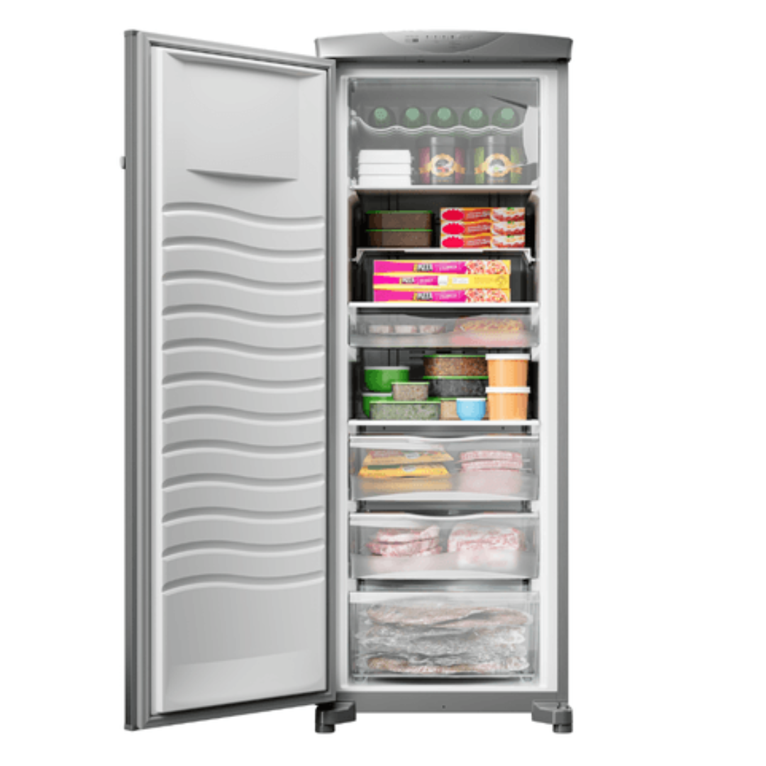 Freezer Vertical Flex Brastemp 228L BVR28N Frost Free A++ Evox 220V