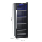 Conjunto Venax Cervejeira 200L Blue Ligth 200 + Adega50 Garrafas Piubella Porta Invertida 220V