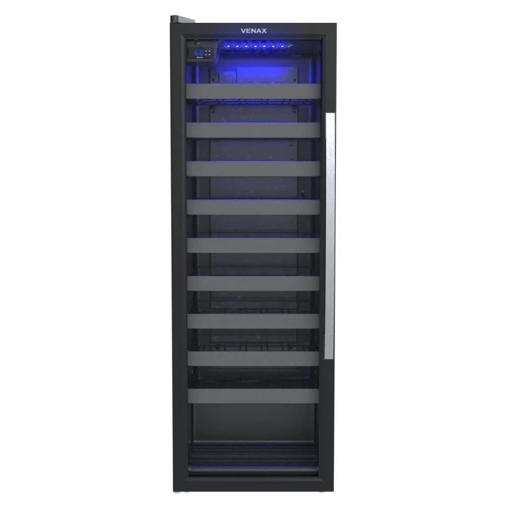 Conjunto Venax Cervejeira 200L Blue Ligth 200 + Adega50 Garrafas Piubella Porta Invertida 220V