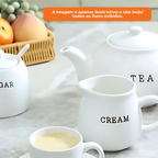 Leiteira de Cerâmica Etilux Cremon 350ml