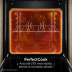 Fogão 4 Bocas Electrolux Efficient FE4IS com Mesa Inox, PerfectCook e VaporBake Prata Bivolt