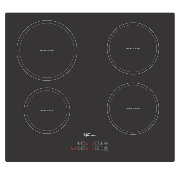 Cooktop Indução Fischer 4 Bocas 33243-89825 Mesa Vitrocerâmica 220V