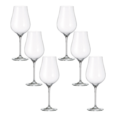 Jogo de 6 Taças Full-Fit em Cristal Ecologico 650ml