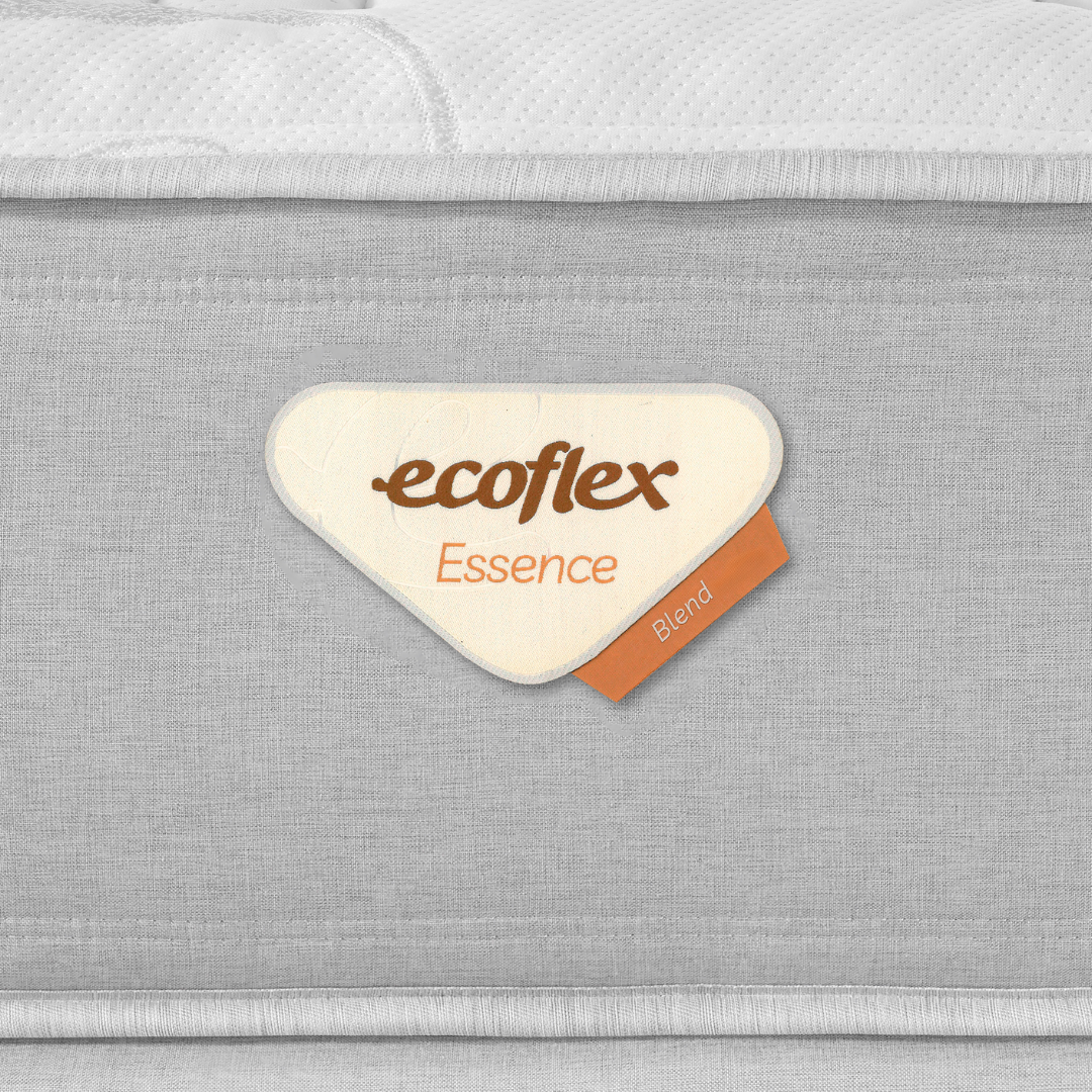 Conjunto Cama Box Blend Queen Ecoflex 158x198x67cm Molas Ensacadas Wide PZ3 Prata