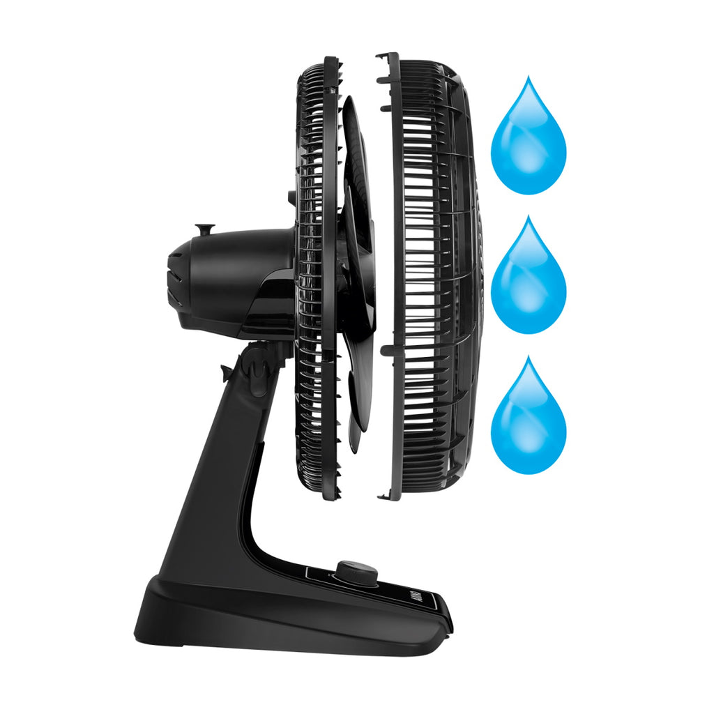 Ventilador de Mesa Arno Turbo Force VF49 40cm Preto 220V