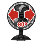 Ventilador de Mesa Arno Turbo Force VF49 40cm Preto 220V