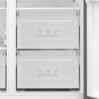 Refrigerador Midea 442L Side By Side Inverter Maxi Freezer Inox 220V