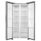 Refrigerador Midea 442L Side By Side Inverter Maxi Freezer Inox 220V