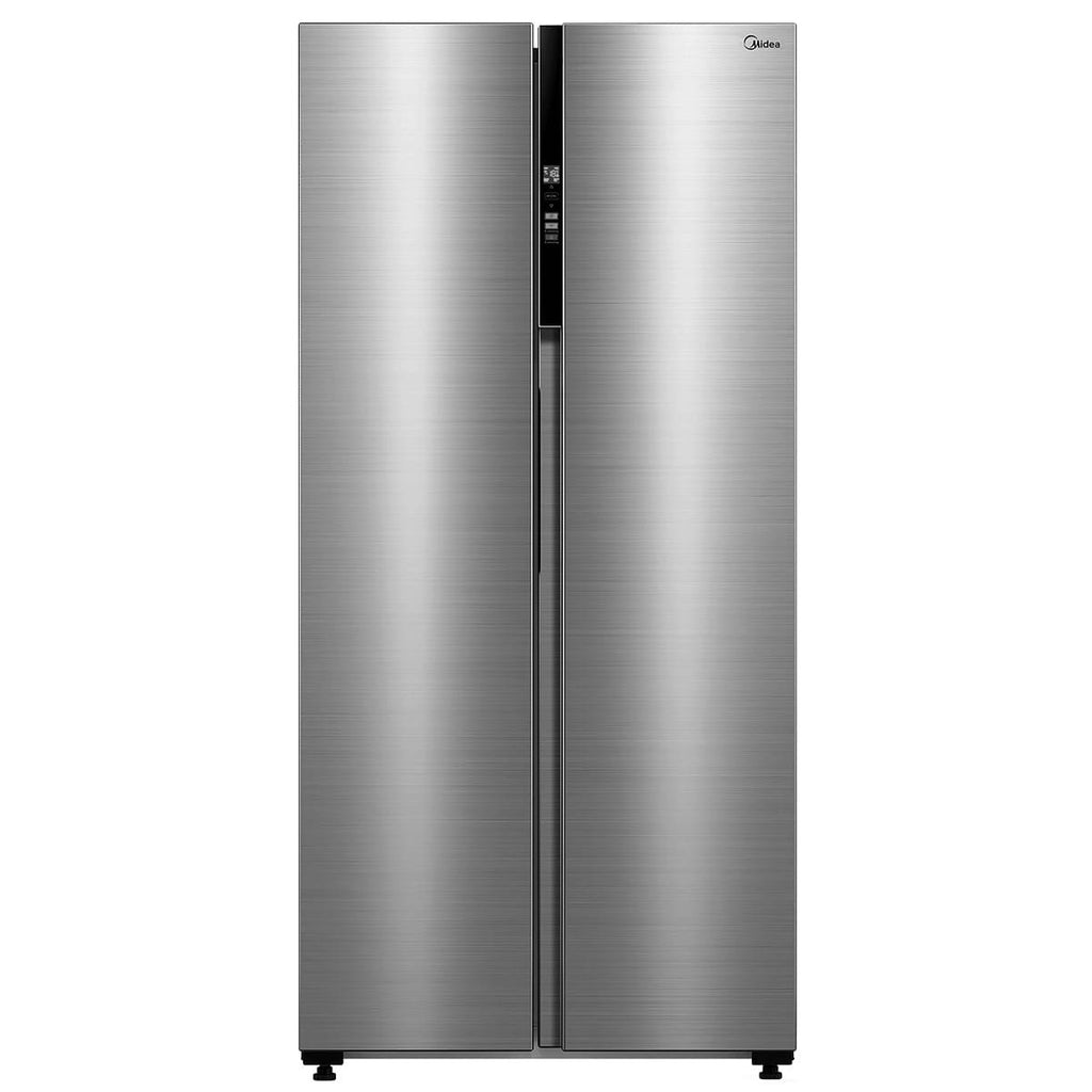 Refrigerador Midea 442L Side By Side Inverter Maxi Freezer Inox 220V