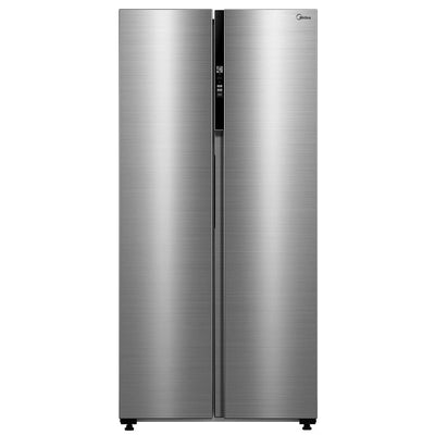 Refrigerador Midea 442L Side By Side Inverter Maxi Freezer Inox 220V