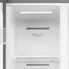 Refrigerador Midea 442L Side By Side Inverter Maxi Freezer Inox 220V