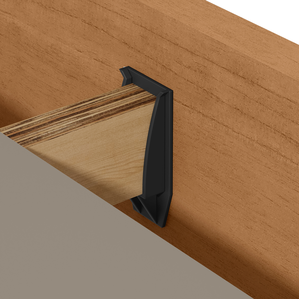 Cama Reali Casal Lopas 140cm Amêndoa Clean