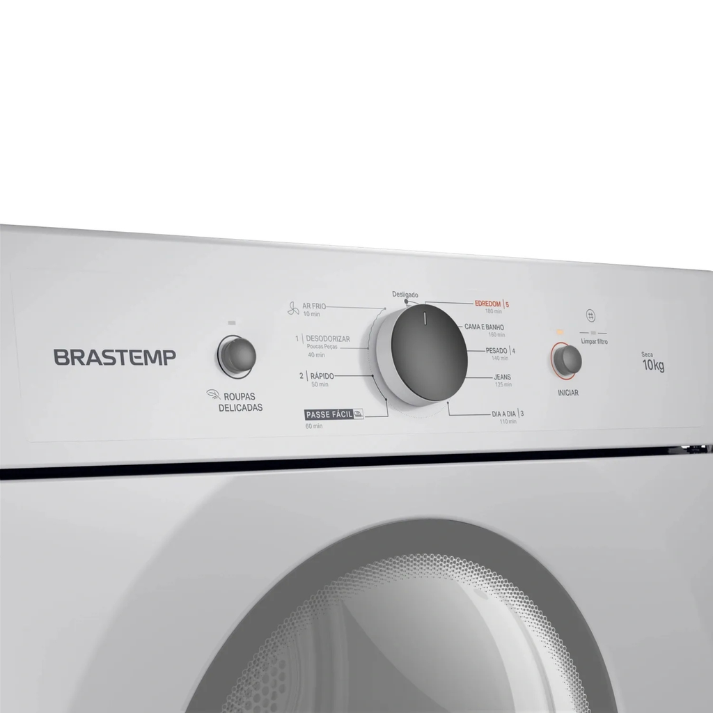 Conjunto Brastemp Lavadora de Roupas 14kg Inverter BNF14AS + Secadora Piso 10kg BSR10BB 220V