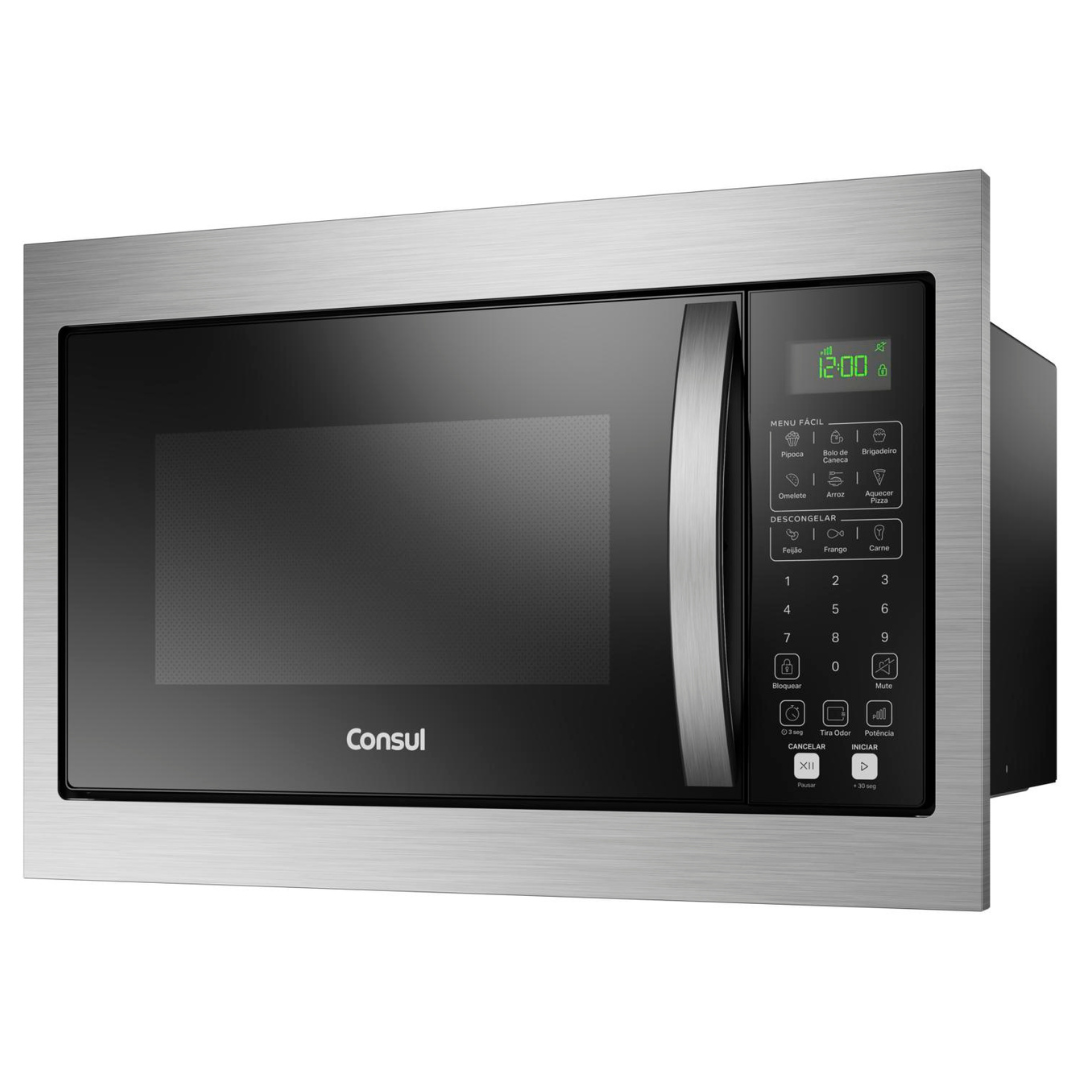 Kit Consul de Embutir Forno Elétrico 84L COB84BE+Micro-ondas 32L CM146AE Preto 220V