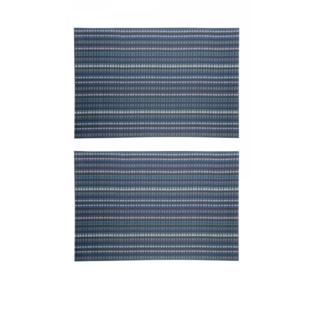 Jogo Americano de PVC Rojemac  2 Peças Tweed  45x30cm Azul
