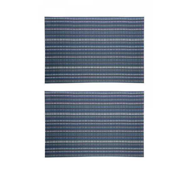 Jogo Americano de PVC Rojemac  2 Peças Tweed  45x30cm Azul