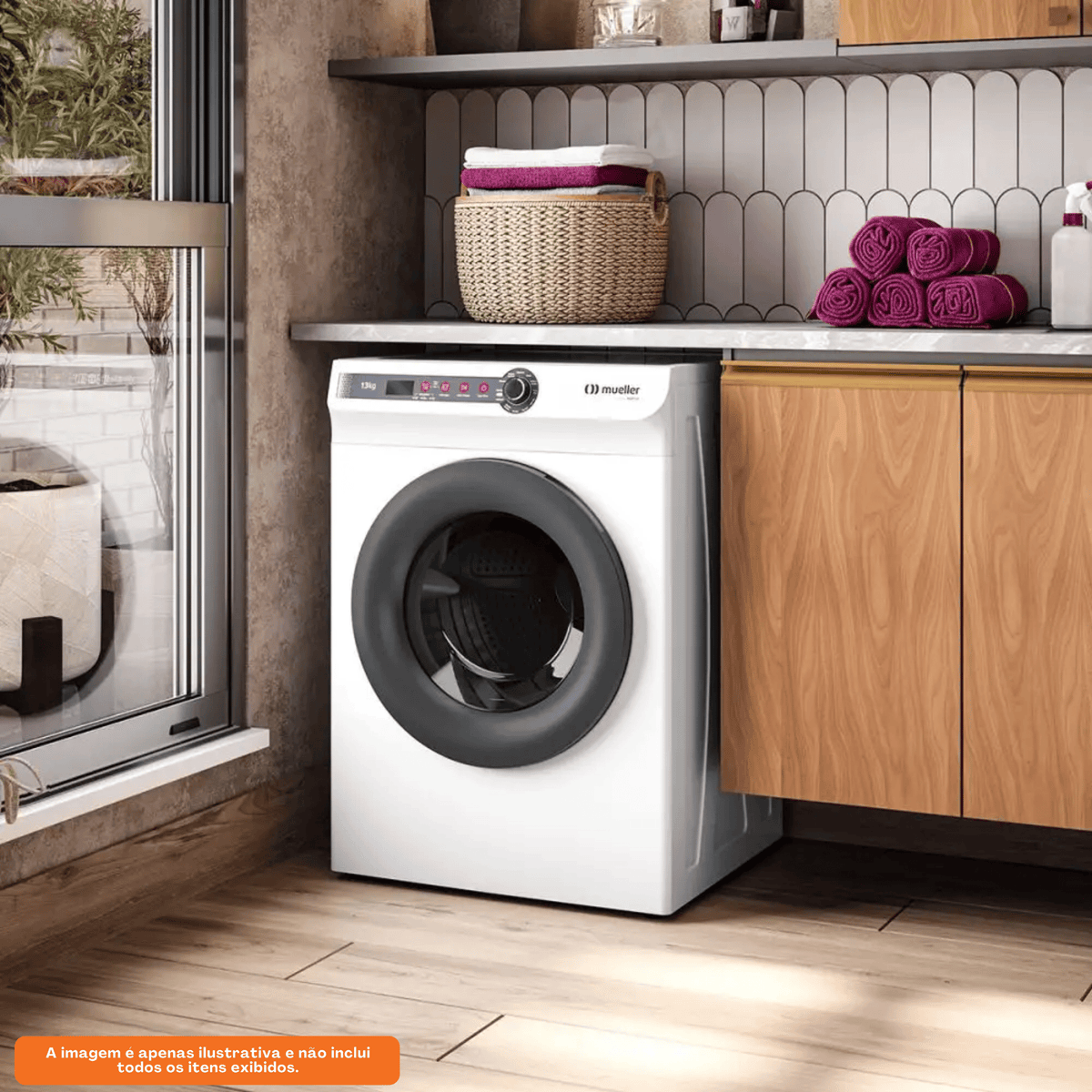 Secadora Piso Mueller 13kg com Sensor de Umidade MSP13F Branco 220V
