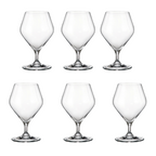 Jogo de 6 Taças para Conhaque Full-Fit em Cristal Ecológico 395ml
