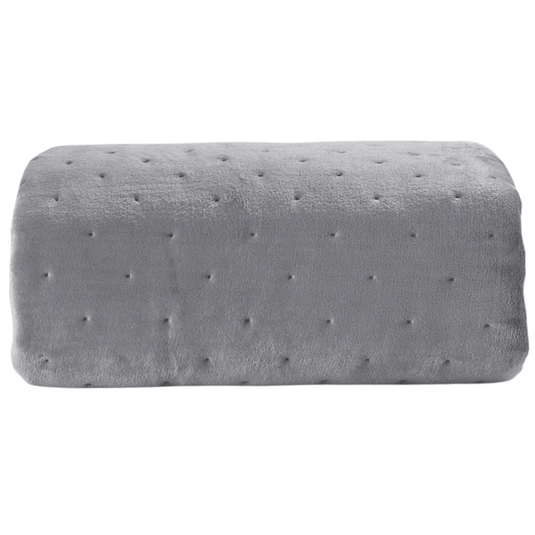 Cobertor Queen Hedrons Ultraplush 235x250cm Cinza Cromo