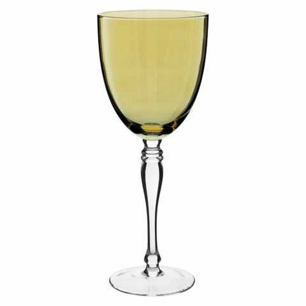 Jogo de 6 Taças GS para Água Lushe em Vidro 440ml Ambar